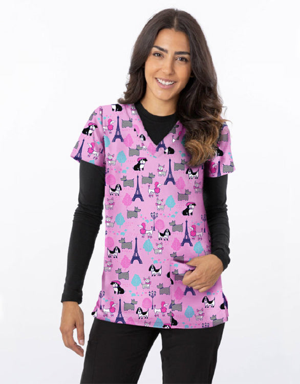 Zinnia 500A-1 Printed Top
