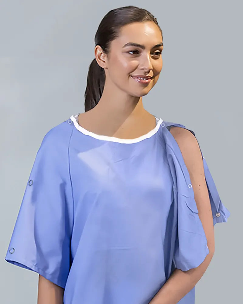 Jaquette de patient Manches à snaps 1610