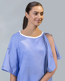 Jaquette de patient Manches à snaps 1610